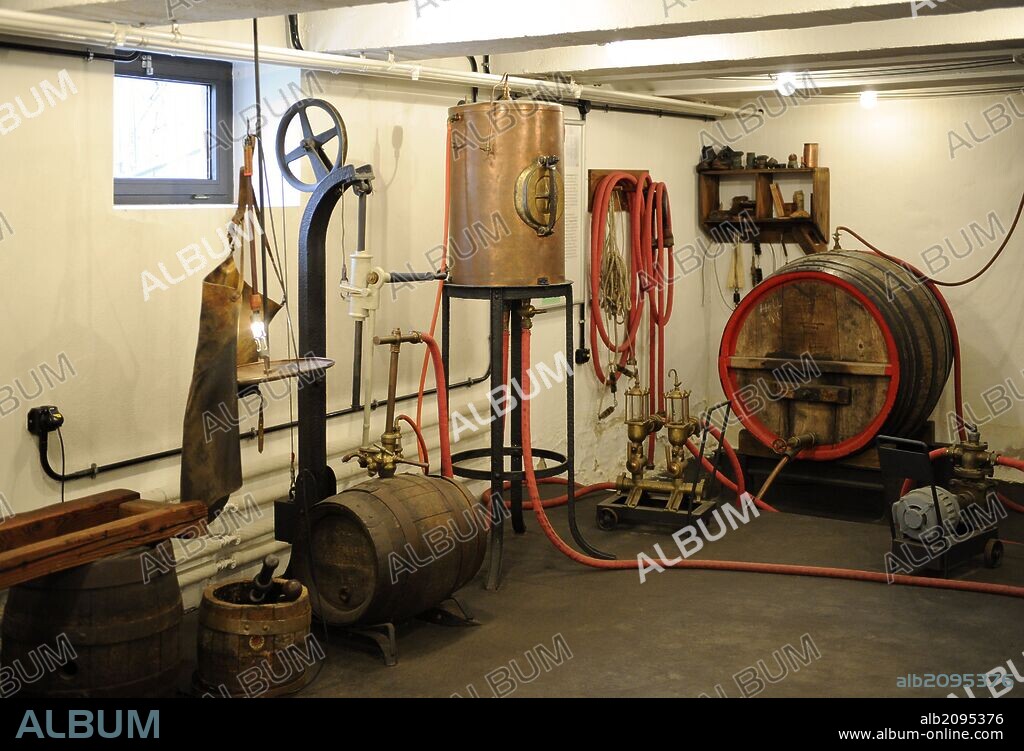Industry of beer. Artesanal production. Deutches Technikmuseum. Berlin. Germany.