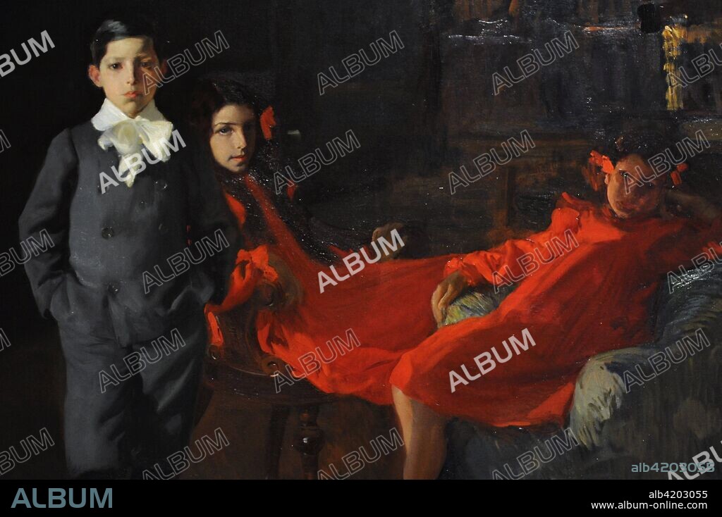 Joaquin Sorolla y Bastida (1863-1923). Spanish painter. My sons, 1904. Detail. Sorolla Museum. Madrid. Spain.