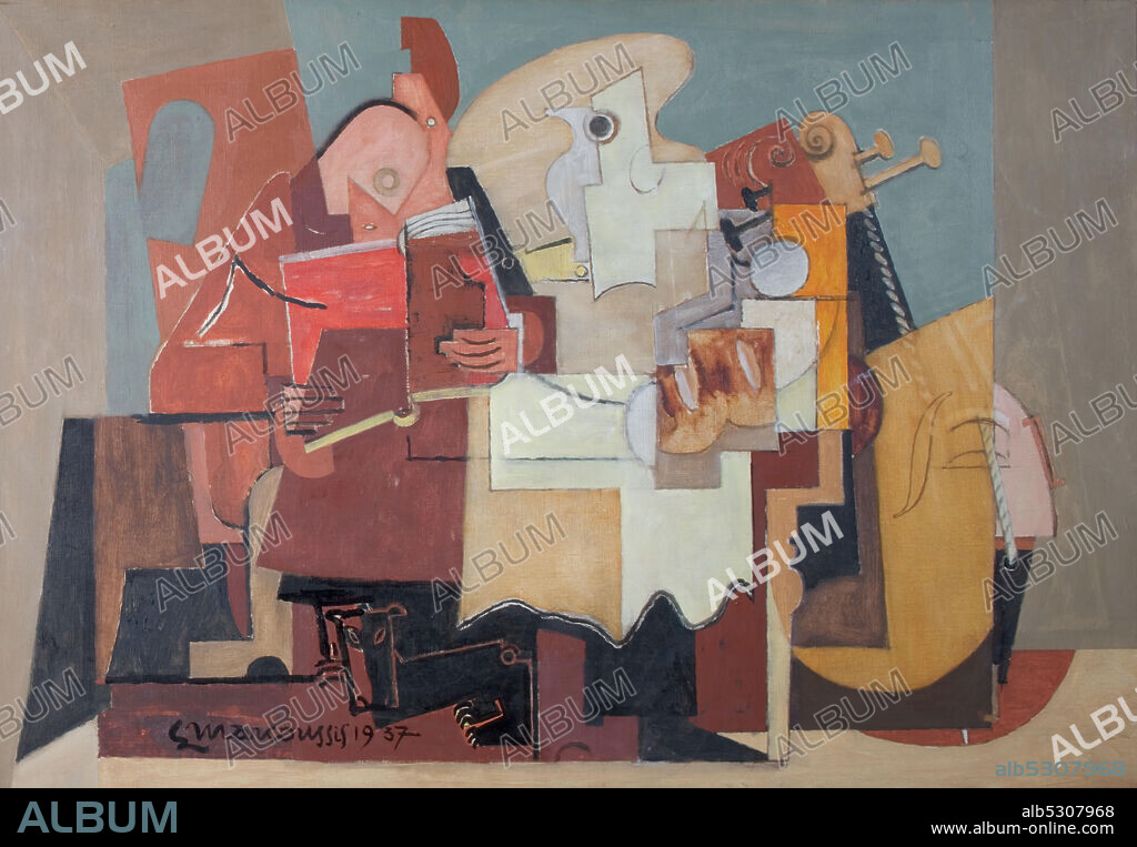 LOUIS MARCOUSSIS. Le Lecteur, 1937. [The Reader].