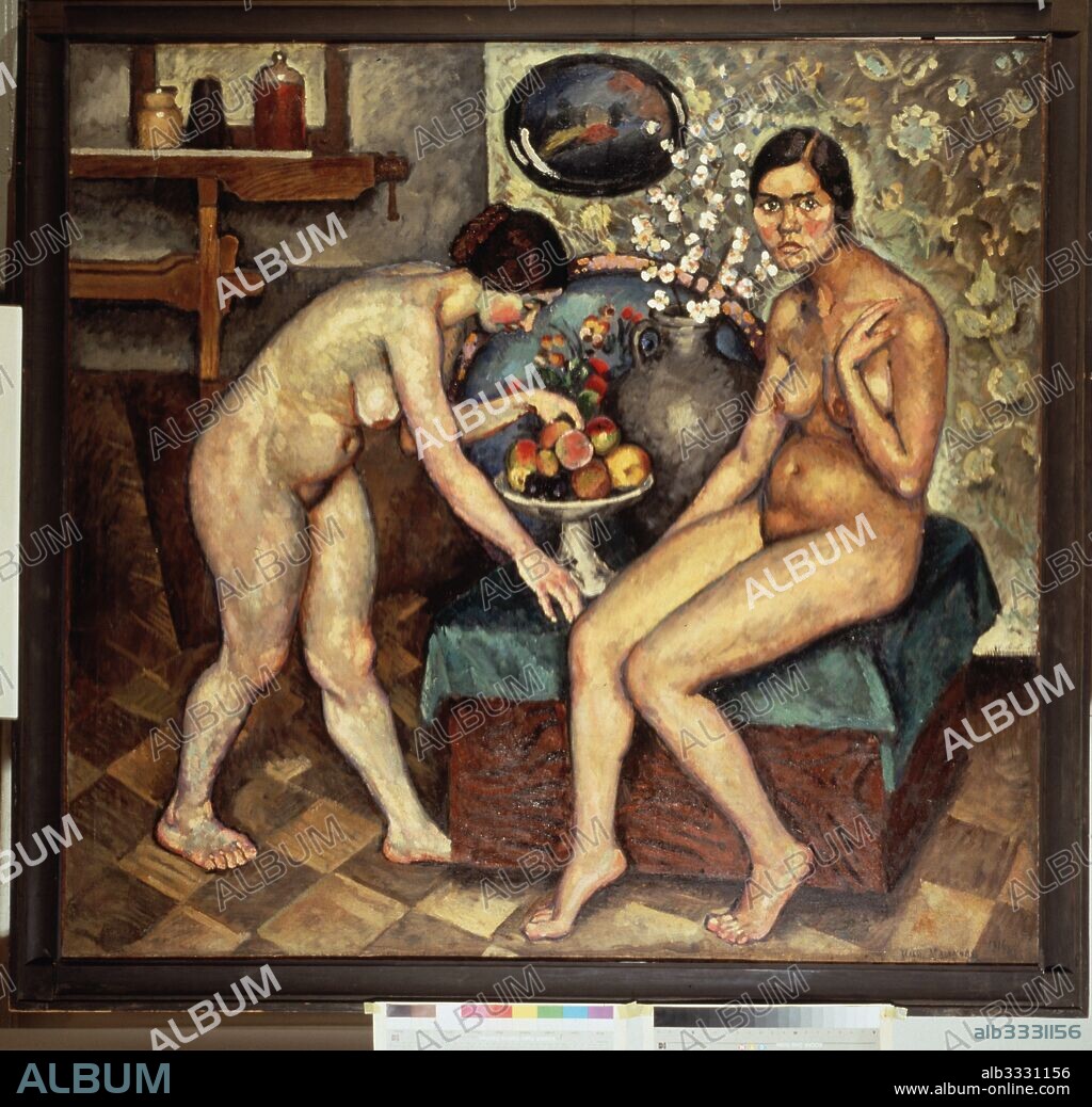 ILYA IVANOVICH MASHKOV. Nude models in the studio.