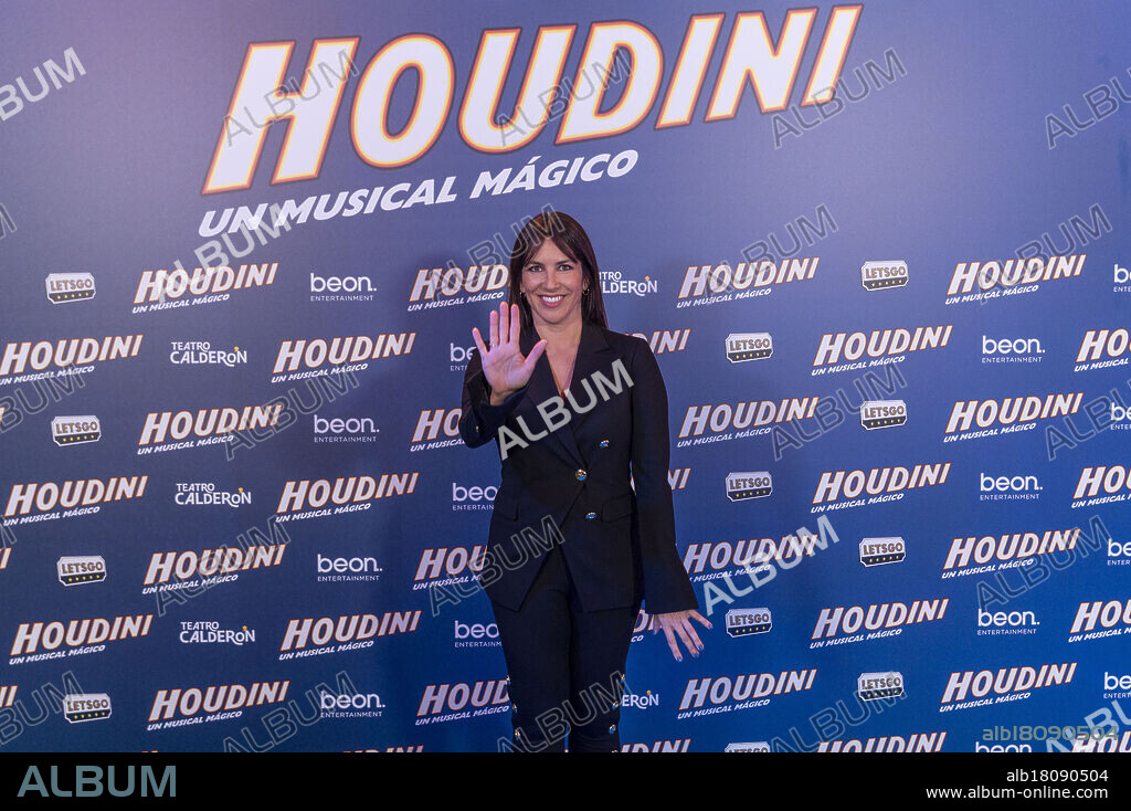 October 7, 2025, Madrid, Madrid, Spain: IRENE JUNQUERA posing at the photocall for the premiere of the musical â HOUDINI, A MAGICAL MUSICAL â at the Calderon Theater on October 15, 2025, in Madrid, Spain. (Credit Image: © Oscar Manuel Sanchez/ZUMA Press Wire).