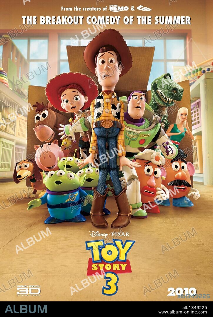 Poster of TOY STORY 3, 2010, directed by LEE UNKRICH. Copyright PIXAR ANIMATION STUDIOS/WALT DISNEY PICTURES.