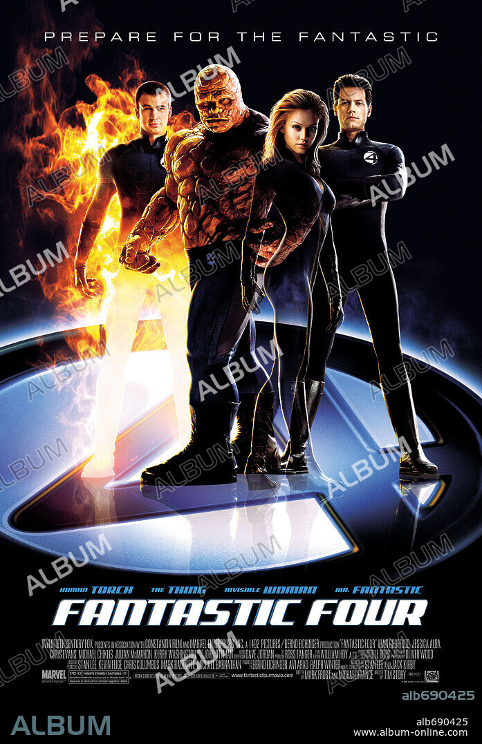 Poster of FANTASTIC FOUR, 2005, directed by TIM STORY. Copyright 20TH CENTURY FOX.