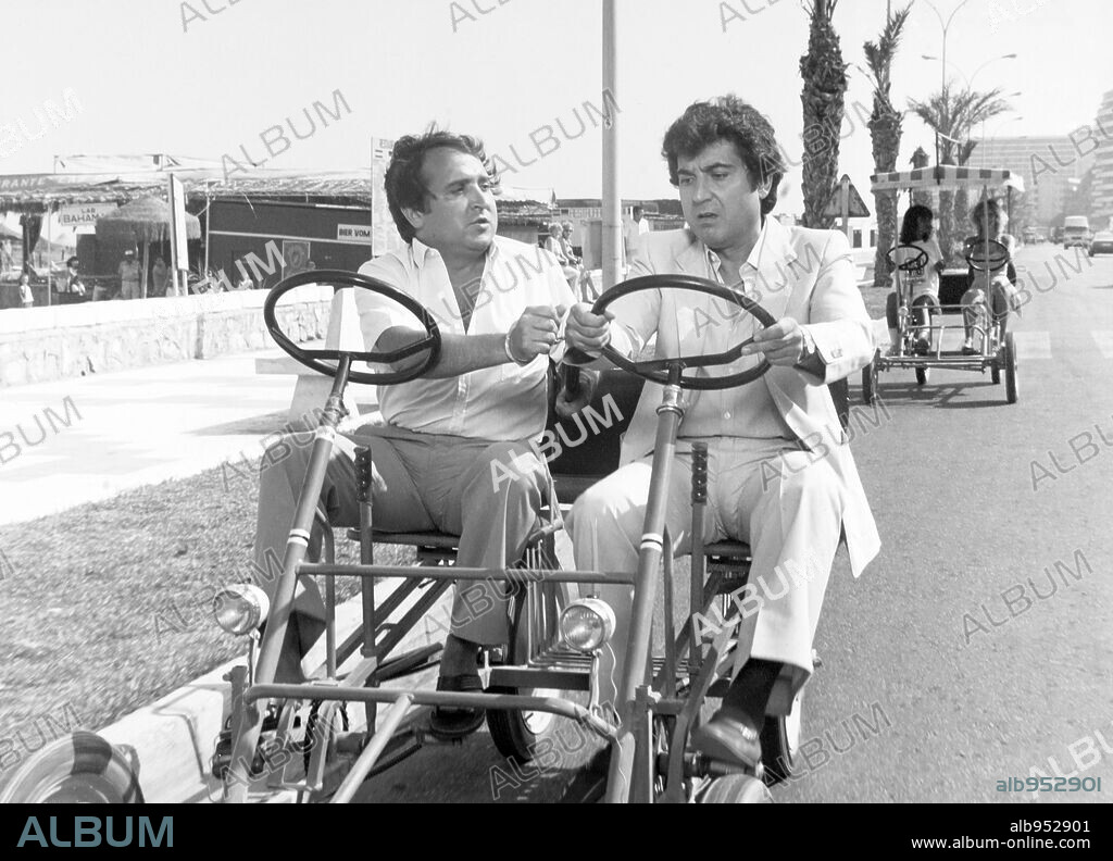 ANDRES PAJARES y FERNANDO ESTESO en LOS LIANTES, 1981, dirigida por MARIANO OZORES.
