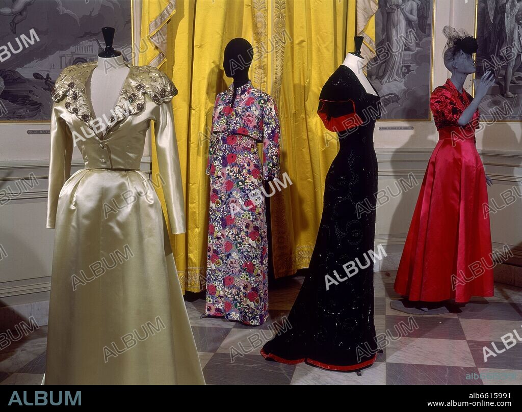CRISTÓBAL BALENCIAGA. TRAJES DE NOCHE-1930-40.