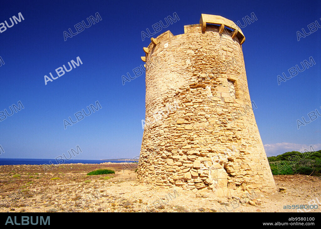 Torre de S' Estalella(s.xvI)S' Estanyol,LLucmajor, Mallorca,Baleares,España.