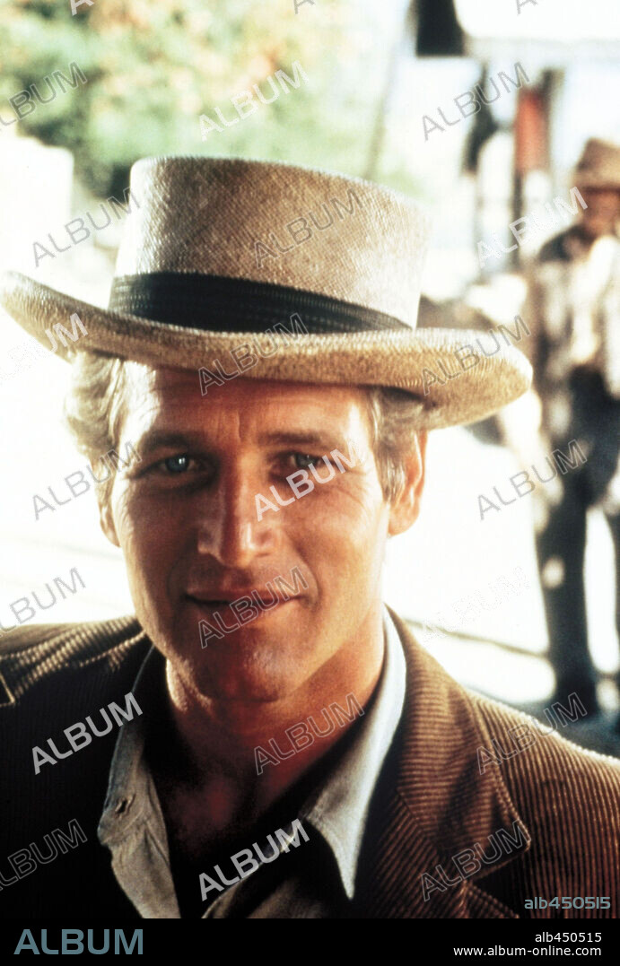 PAUL NEWMAN en DOS HOMBRES Y UN DESTINO, 1969 (BUTCH CASSIDY AND THE SUNDANCE KID), dirigida por GEORGE ROY HILL. Copyright 20TH CENTURY FOX.