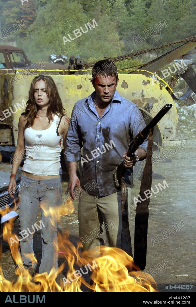 DESMOND HARRINGTON und ELIZA DUSHKU in WRONG TURN, 2003, unter der Regie von ROB SCHMIDT. Copyright 20TH CENTURY FOX/REGENCY ENTERPRISES / RAFY.