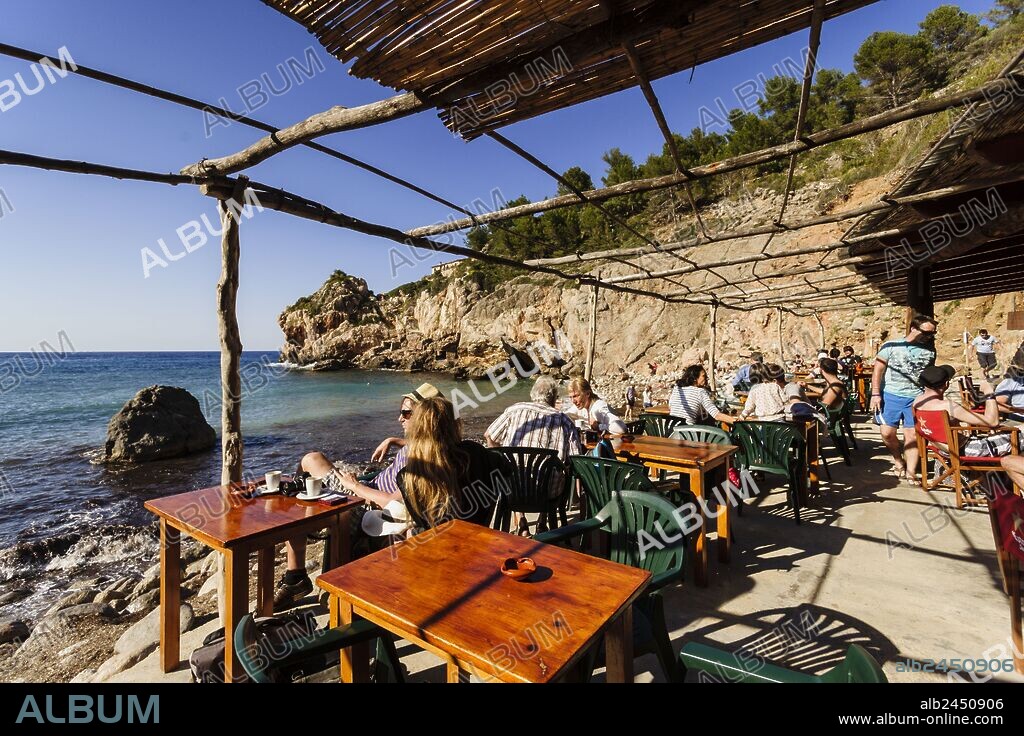 restaurante Can Lluch, Cala Deia, Deia. Sierra de Tramuntana. Mallorca. Islas Baleares. Spain.