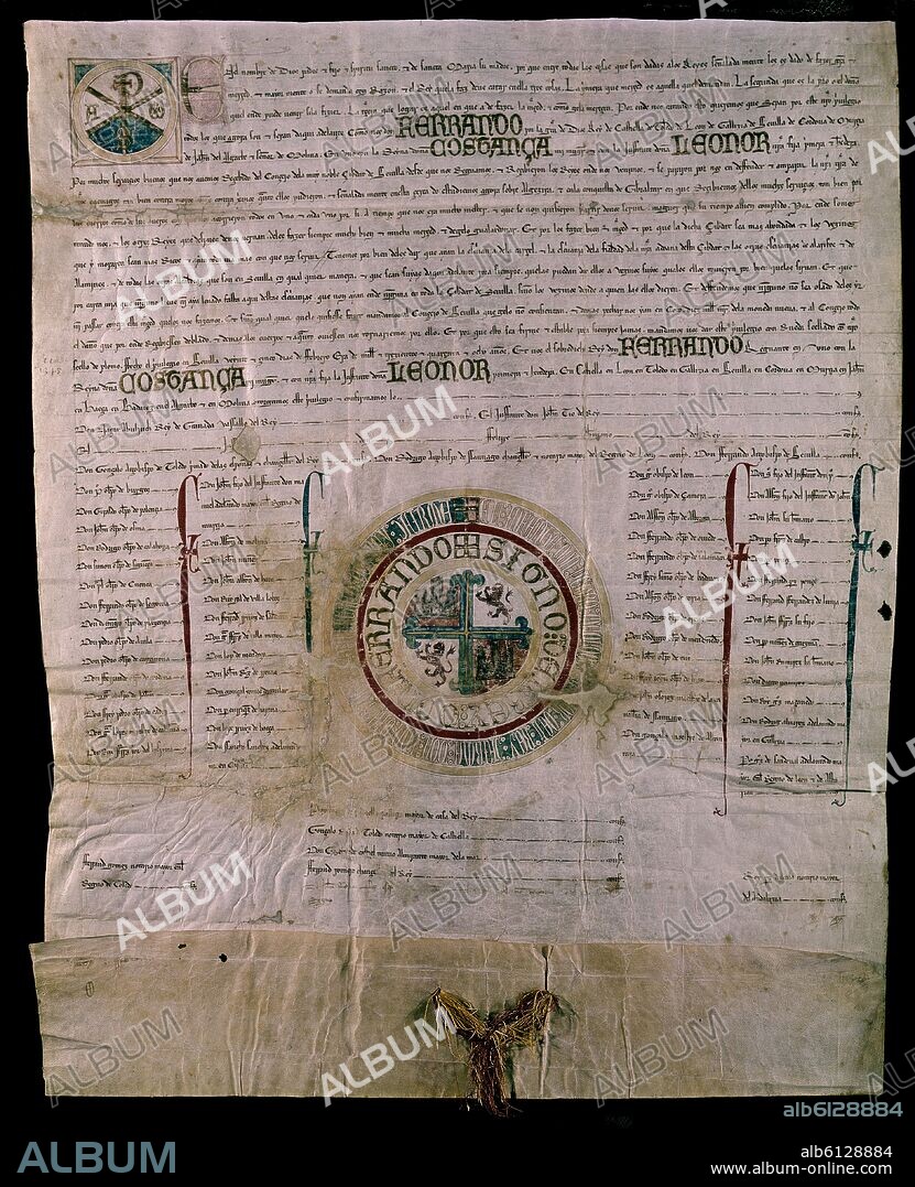 PRIVILEGIO RODADO FERNANDO IV (1312) - CONSEJO PROHIBE ENTRAR VINO DE PORTUGAL 1310 SEVILLA.