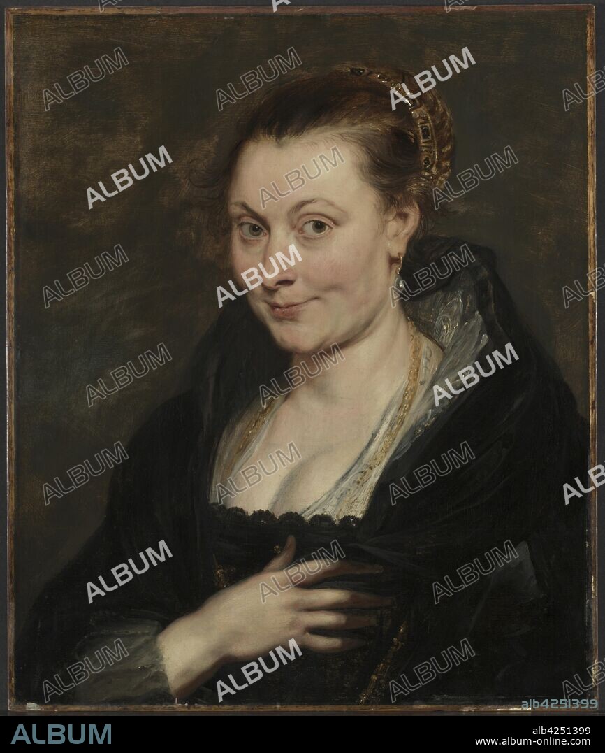 Portrait of Isabella Brant, c. 1620-1625. Peter Paul Rubens (Flemish, 1577-1640). Oil on wood; framed: 83 x 73.5 x 9 cm (32 11/16 x 28 15/16 x 3 9/16 in.); unframed: 53 x 46 cm (20 7/8 x 18 1/8 in.).