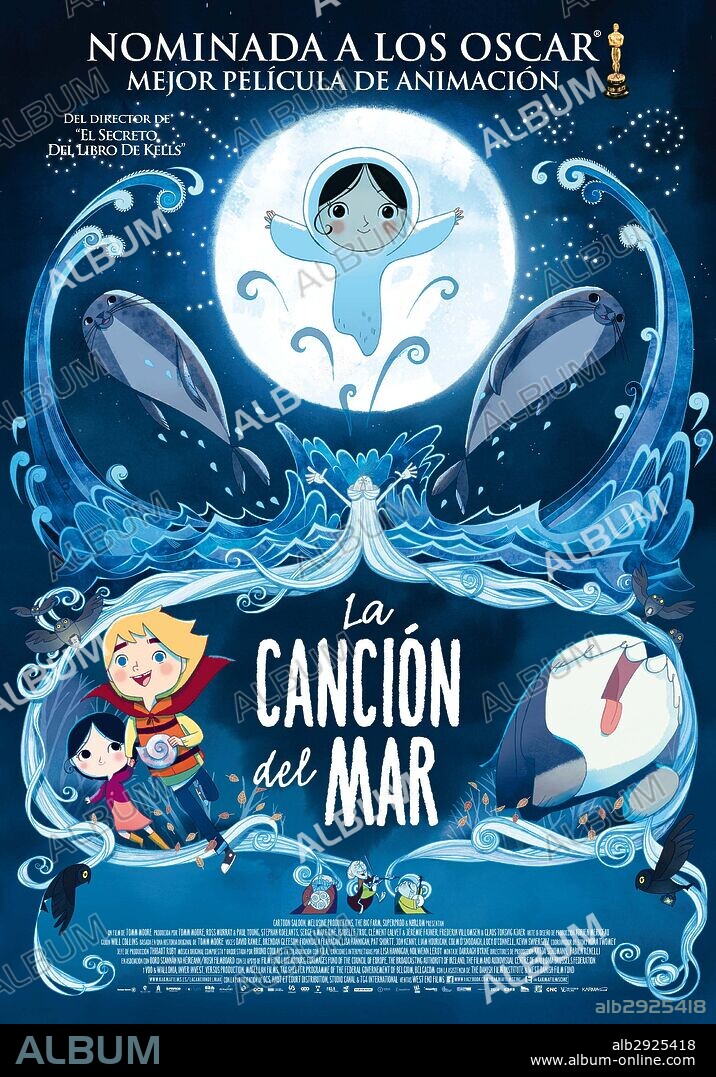 Poster of SONG OF THE SEA, 2014, directed by TOMM MOORE. Copyright BIG FARM/CARTOON SALOON/DIGITAL GRAPHICS/IRISH FILM BOARD.