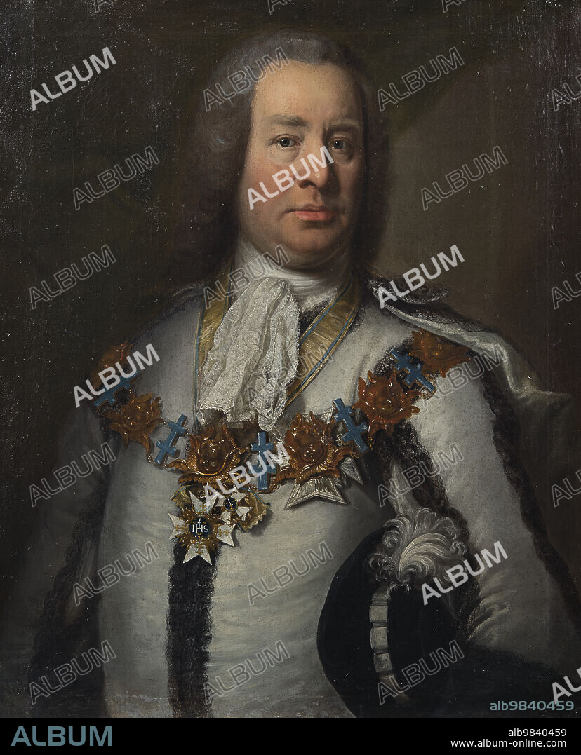 JOHAN HENRIK SCHEFFEL. Fabian Wrede of Elimä d.y.1694-1768, early-mid 18th century.