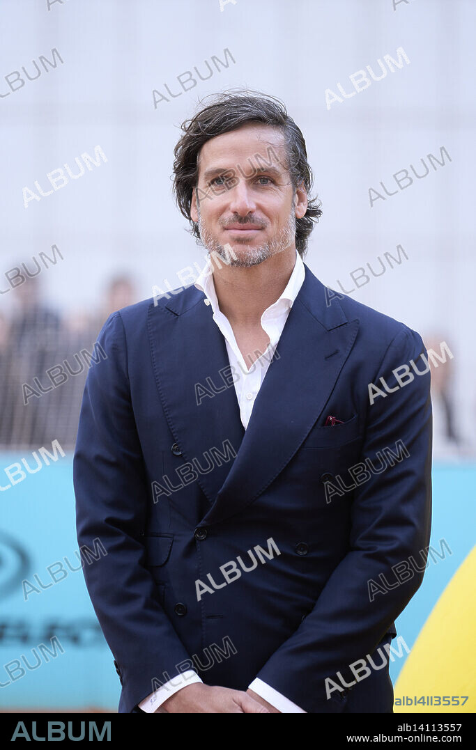 Feliciano Lopez attends Carlos Alcaraz: A mi manera' Premiere at Torre Picasso on April 22, 2025 in Madrid, Spain.