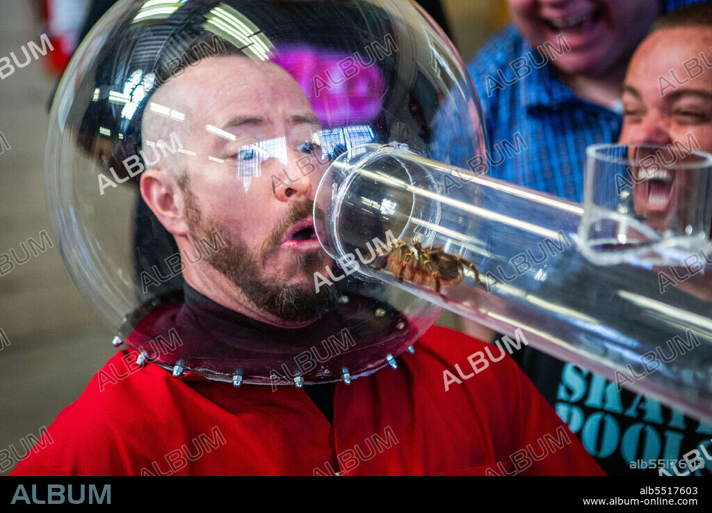 EHREN MCGHEHEY in JACKASS FOREVER, 2022, directed by JEFF TREMAINE. Copyright PARAMOUNT PICTURES.