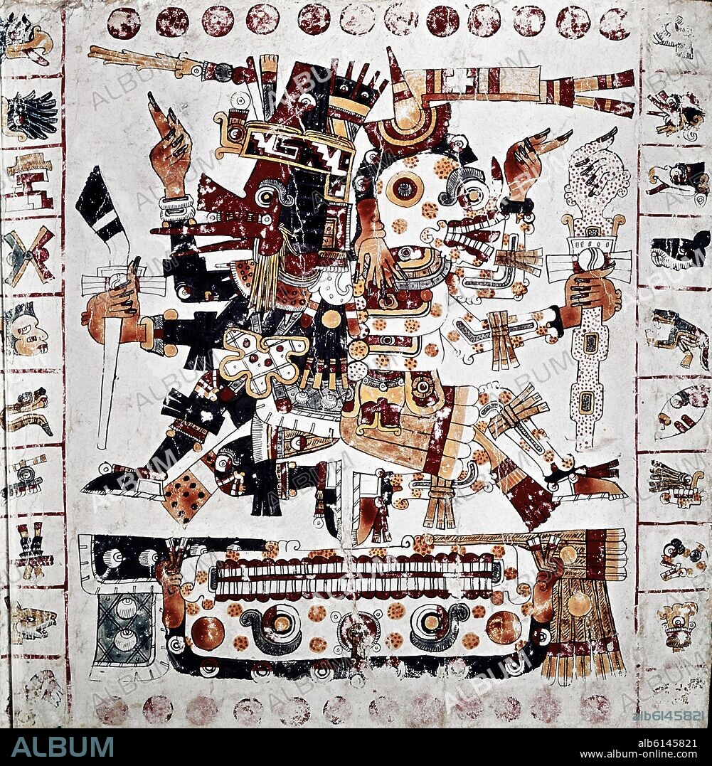 CODICE BORGIA O CODICE BORBONICO - DIOSES CULTURA MIXTECA.