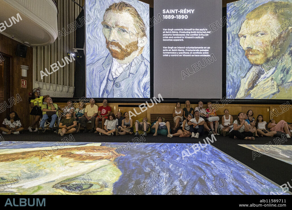 Van Gogh Alive multimedia exhibition, Ateneo Mercantil de Valencia, Valencia, Valencian Community, Spain, Europe.