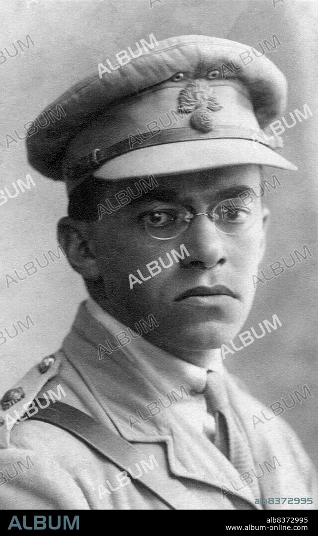 Ze'ev Jabotinsky, MBE (born Vladimir Yevgenyevich Zhabotinsky, 18 October 1880 4 August 1940), was a Revisionist Zionist leader, author, poet, orator, soldier and founder of the Jewish Self-Defense Organization in Odessa.<br/><br/>. Together with Joseph Trumpeldor, Jabotinsky co-founded the Jewish Legion of the British Army in World War I and later established several Jewish organizations, including Beitar, haTzohar and the Irgun.