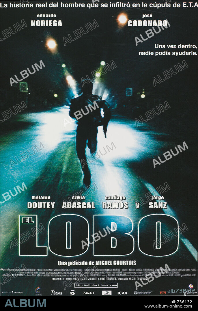 Poster de EL LOBO, 2004, dirigida por MIGUEL COURTOIS. Copyright MUNDO FICCION/CASTELAO PRODUCTIONS/ESTUDIOS PICASSO.