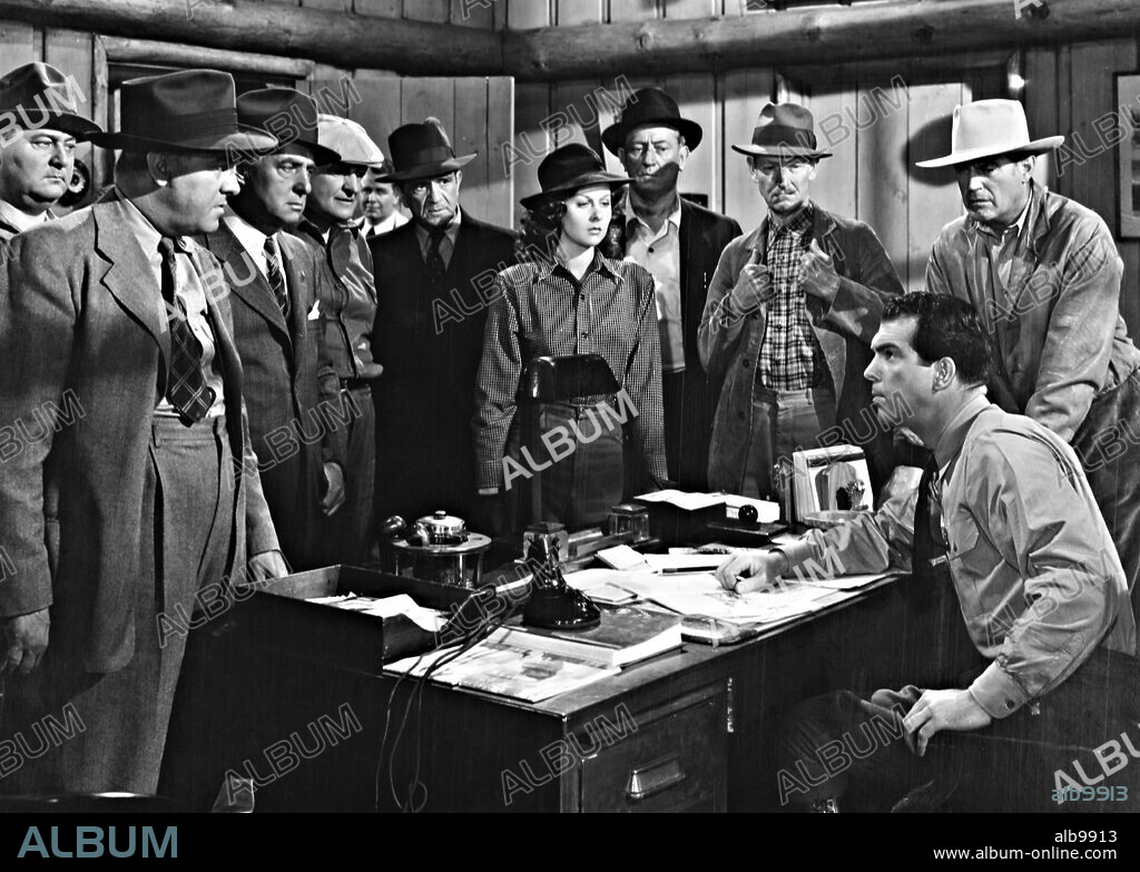 FRED MACMURRAY und SUSAN HAYWARD in THE FOREST RANGERS, 1942, unter der Regie von GEORGE MARSHALL. Copyright PARAMOUNT PICTURES.