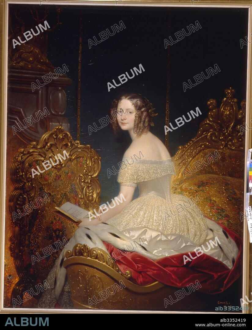 JOSEPH-DESIRE COURT. Princess Friederike Charlotte Marie of Württemberg (1807-1873), Grand Duchess Elena Pavlovna of Russia.
