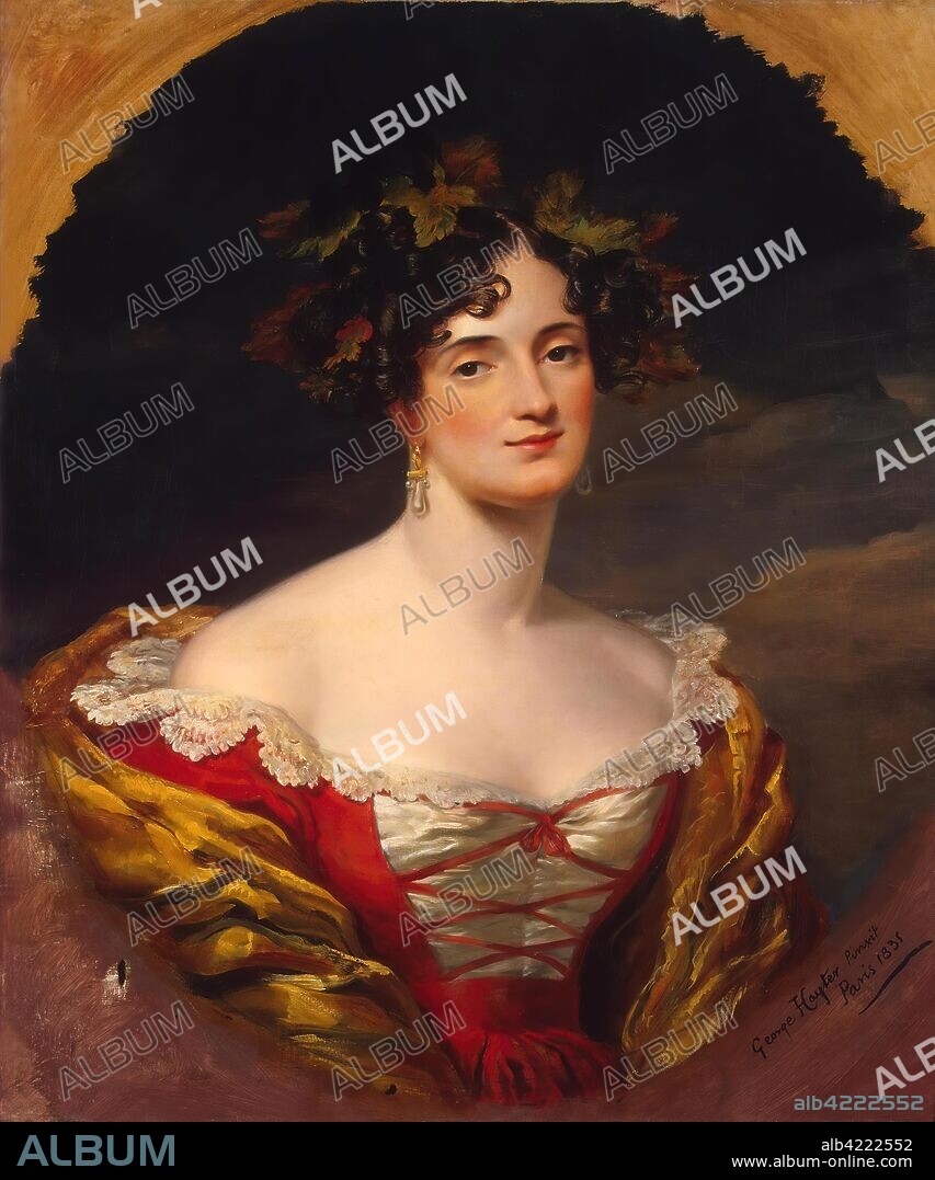 SIR GEORGE HAYTER. 'Portrait of Sophia S. Kiselyova (1801-1875)'. Great Britain, 1831. Dimensions: 78x67 cm.