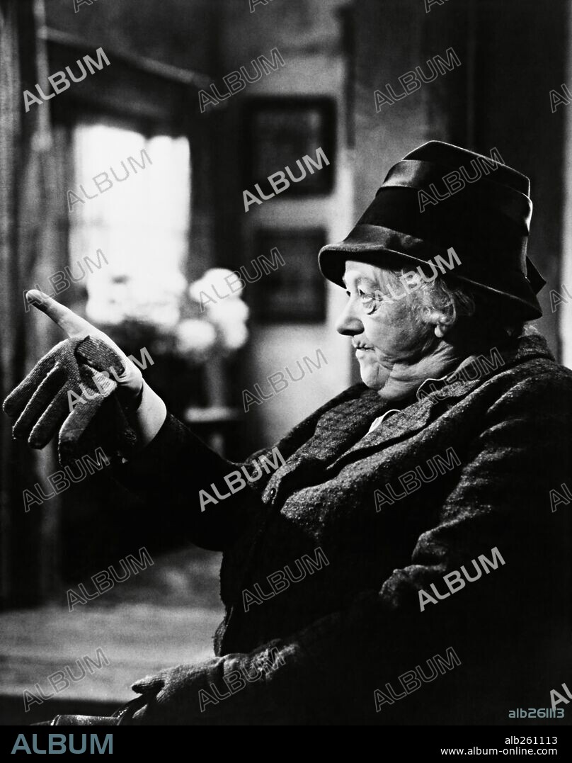 MARGARET RUTHERFORD in MURDER AT THE GALLOP, 1963, directed by GEORGE POLLOCK. Copyright M.G.M BRITISH.