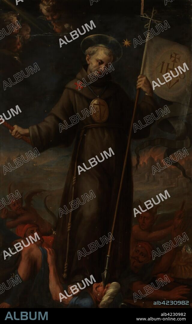 Alonso del Arco / 'San Juan de Capistrano'. Segunda mitad del siglo XVII. Óleo sobre lienzo, 222 x 140 cm.