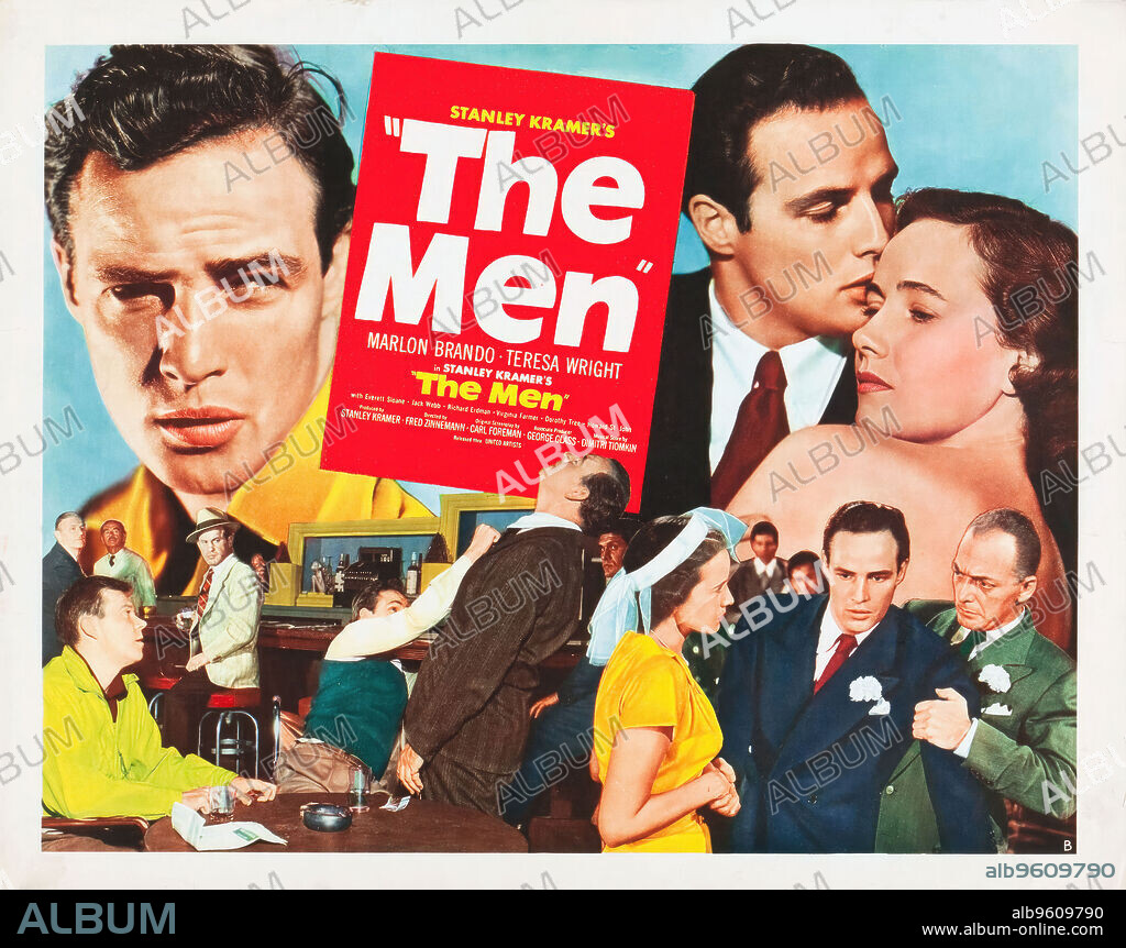 MARLON BRANDO en HOMBRES, 1950 (THE MEN), dirigida por FRED ZINNEMANN. Copyright UNITED ARTISTS.