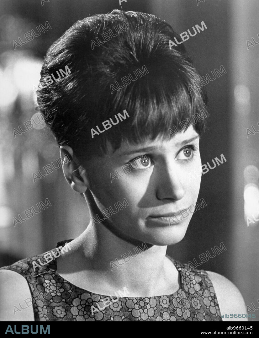Rita Tushingham, on-set of the British Film, "The Girl with Green Eyes", United Artists, Lopert Pictures, 1964.