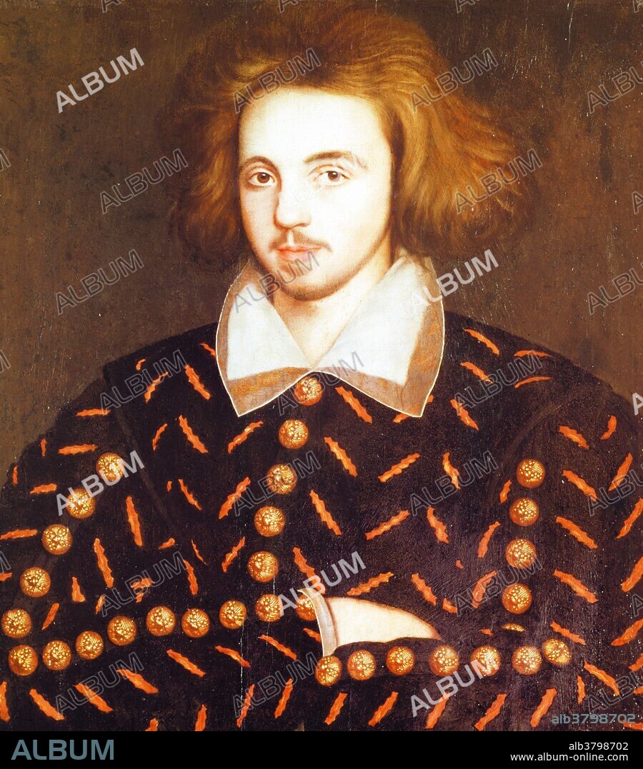 Anonymous portrait believed to be the playwright Marlowe. Christopher Marlowe (February 26, 1564 - May 30, 1593) was an English dramatist, poet and translator of the Elizabethan era. He was the foremost Elizabethan tragedian of his day. He greatly influenced William Shakespeare, who was born in the same year. Marlowe's plays are known for the use of blank verse, and their overreaching protagonists. A warrant was issued for Marlowe's arrest on May 18, 1593. No reason was given for it, though it was thought to be connected to allegations of blasphemy. On May 20 he was brought to the court to attend upon the Privy Council for questioning. Ten days later, he was stabbed to death (age 29) by Ingram Frizer. Whether the stabbing was connected to his arrest has never been resolved. Little is known about Marlowe. What evidence there is can be found in legal records and other official documents. Marlowe has often been described as a spy, a brawler, a heretic and a homosexual, as well as a magician, duelist, tobacco-user, and counterfeiter. He is best remembered for his plays Dido, Queen of Carthage (1586) Tamburlaine, part 1 (1587), Tamburlaine, part 2 (1587-1588), The Jew of Malta (1589), Doctor Faustus (1589, or 1593), Edward II (1592), and The Massacre at Paris (1593).