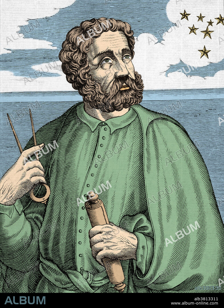 Ferdinand Magellan (c.1480-1521), Portuguese navigator and explorer. Magellan is most famous for heading the first expedition to eventually circumnavigate the world. Magellan set sail from Seville, Spain, in August 1519 intending to sail west until he arrived in India, avoiding Portuguese-controlled waters to the east. After crossing the stretch of water below South America, now known as the Strait of Magellan, the fleet struck out across a vast ocean, which Magellan called the Pacific because of its calmness. Over 100 days later they reached the Philippines, where Magellan was killed during a squabble with natives. Only one ship made it back to Spain, arriving in September 1522.