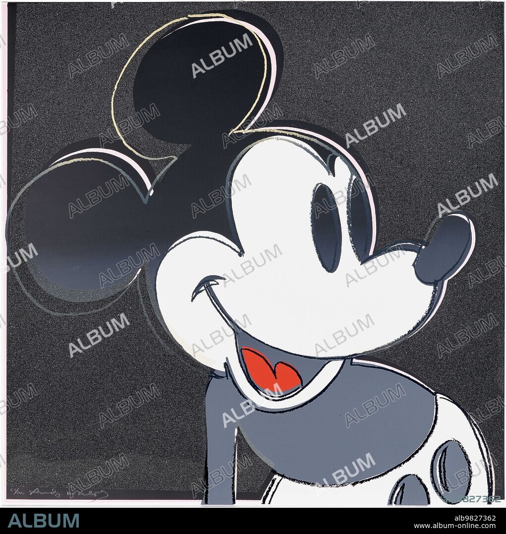 ANDY WARHOL. Mickey Mouse.