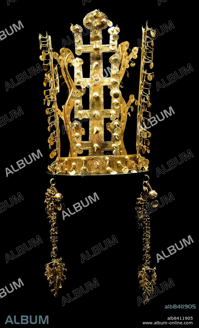 The Gold Crown from Cheonmachong, designated as the 188th National Treasure of Korea on December 7, 1978. The crown was found in Cheonmachong (Tomb No. 155, also known as The Heavenly Horse Tomb) in 1973 and is believed to be the crown of King Soji or King Jijeung of Silla.