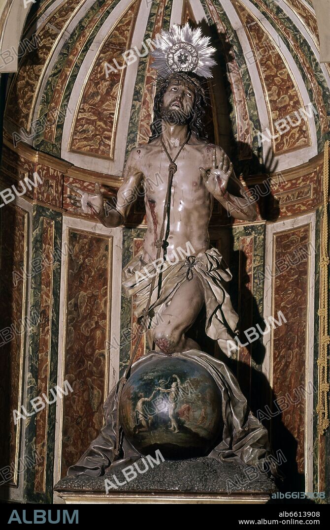 MANUEL PEREIRA (1588-1683). CRISTO DEL PERDON - SIGLO XVII - BARROCO ESPAÑOL.