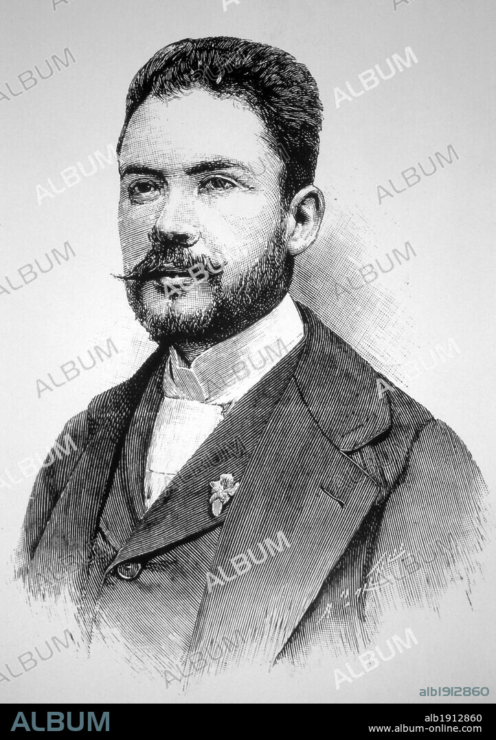 Rubén Darío (1867-1916, poeta nicaragüense. Foto del año 1892.