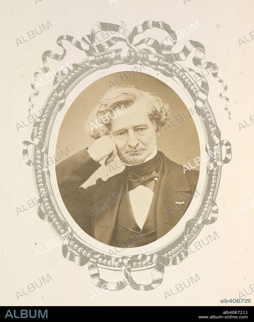 Hector Berlioz. Photographische Gallerie. Die Portraits der berÃ¼hm. Leipzig, [1868.]. (Louis) Hector Berlioz (1803-1869). French composer. Portrait.  Image taken from Photographische Gallerie. Die Portraits der berÃ¼hmtesten FÃ¼nstler.  Originally published/produced in Leipzig, [1868.]. . Source: 10706.l.10,.