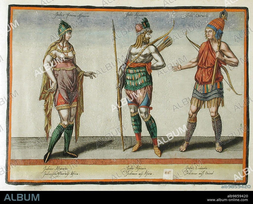 JEAN-JACQUES BOISSARD. Habitus Variarum Orbis Gentium (Costume of the Various Peoples of the World), 1581.