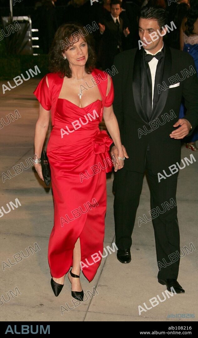 Feb 27, 2005; Los Angeles, CA, USA; Actress JACQUELINE BISSETT and husband at the 'Vanity Fair Oscar After-Party 2005' held at Mortons Restaurant, Beverly Hills. 27/02/2005