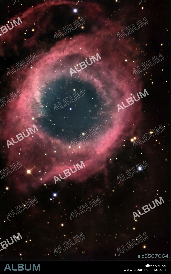 The Helix Nebula, also known as NGC 7293, is a planetary nebula in the constellation Aquarius. It is one of the closest planetary nebulae to Earth and has a very similar appearance to the Ring Nebula.