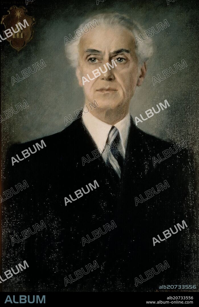 ANDREA AMBRO (SIGLO XX). CONDE GUIDO CHIGI SARACINI (1880-1965) MECENAS Y NOBLE ITALIANO FUNDO LA ACADEMIA MUSICAL CHIGIANA.