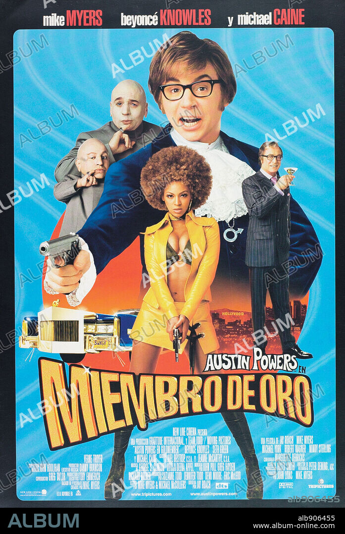 Poster of AUSTIN POWERS: GOLDMEMBER, 2002 (AUSTIN POWERS IN GOLDMEMBER), directed by JAY ROACH. Copyright NEW LINE CINEMA.