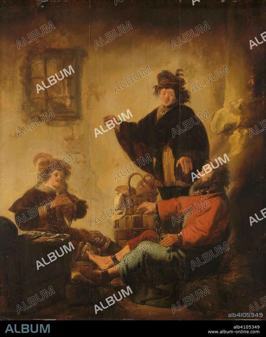 BENJAMIN GERRITSZ CUYP. Joseph Interpreting the Dreams of the Baker and the Butler. Dating: 1630 - 1652. Measurements: h 73.4 cm × w 61.9 cm × t 1.8 cm; d 6.0 cm.