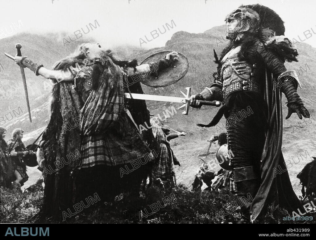 CHRISTOPHER LAMBERT und CLANCY BROWN in HIGHLANDER - ES KANN NUR EINEN GEBEN, 1986 (HIGHLANDER), unter der Regie von RUSSELL MULCAHY. Copyright COLUMBIA/CANNON/WARNER.