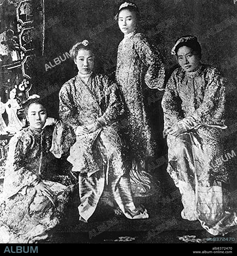 Thibaw Min (1 January 1859 19 December 1916) was the last king of the Konbaung dynasty of Burma (Myanmar) and also the last in Burmese history. His reign ended when Burma was defeated by the forces of the British Empire in the Third Anglo-Burmese War, on 29 November 1885, prior to its official annexation on 1 January 1886. After abdicating the throne, Thibaw, his wife Supayalat and two infant daughters were exiled to Ratnagiri, India, a port city off the Arabian Sea.<br/><br/>. Supayalat (13 December 1859 24 November 1925) was the last queen of Burma who reigned in Mandalay (18781885), born to King Mindon Min and Queen of Alenandaw. Their reign lasted just seven years when Thibaw Min was defeated in the Third Anglo-Burmese War and forced to abdicate by the British in 1885. On 25 November 1885 they were taken away in a covered carriage, leaving Mandalay Palace by the southern gate of the walled city along the streets lined by British soldiers and their wailing subjects, to the River Irrawaddy where a steamboat awaited. Thibaw was 27 and Supayalat 26.<br/><br/>. After years of exile in India, Supayalat returned to Rangoon in 1919. She died six years later, in 1925 - shortly before her 66th birthday. Although the colonial government declared the day of her funeral a national holiday, the royal family's request for her to be buried in Mandalay was also refused. Her funeral was, however, held with pomp and ceremony as befitted a Burmese queen.<br/><br/>. Supayalat lies buried at the foot of the Shwedagon Pagoda in Kandawmin Gardens between the tombs of Aung San Suu Kyi's mother Khin Kyi and the former UN Secretary General U Thant.