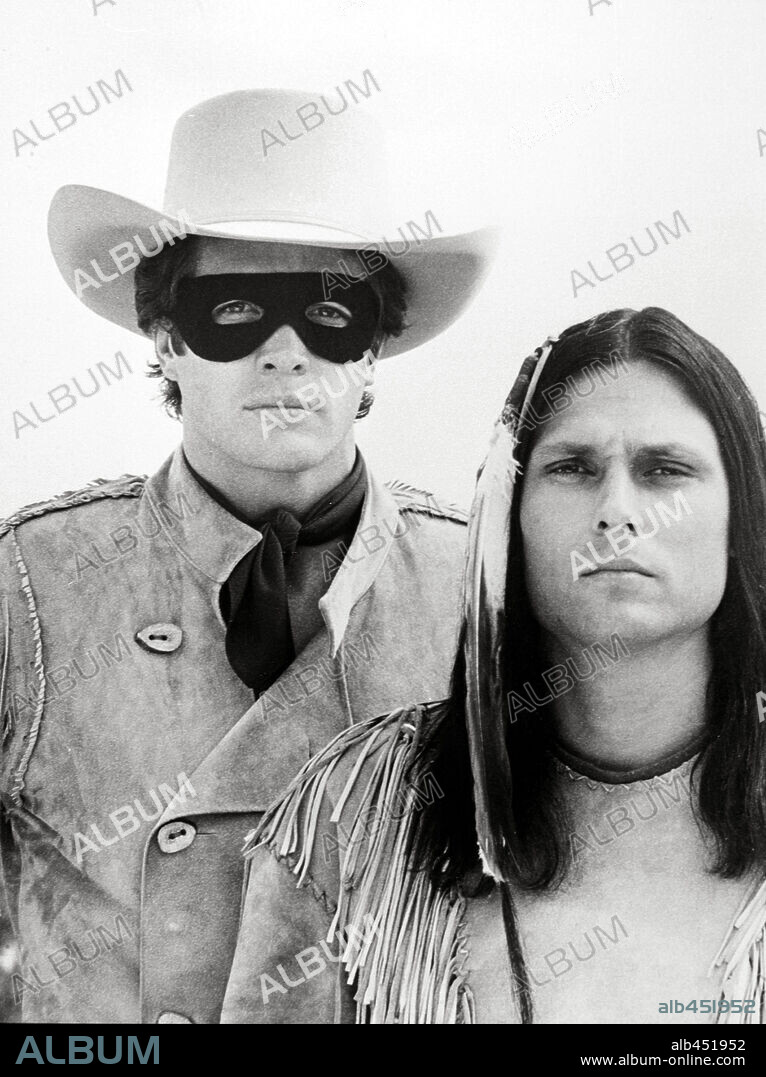 KLINTON SPILSBURY y MICHAEL HORSE en LA LEYENDA DEL LLANERO SOLITARIO, 1981 (THE LEGEND OF THE LONE RANGER). Copyright UNIVERSAL PICTURES.
