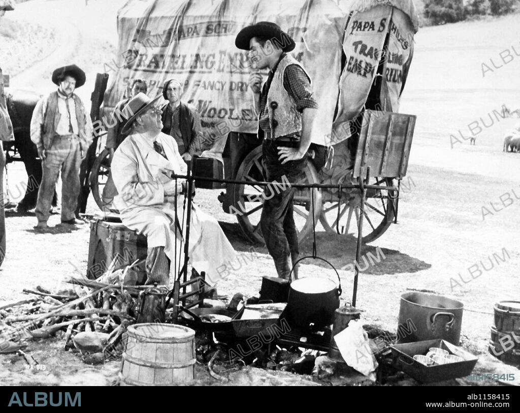 ERROL FLYNN in MONTANA, 1950, directed by RAY ENRIGHT. Copyright WARNER BROTHERS.