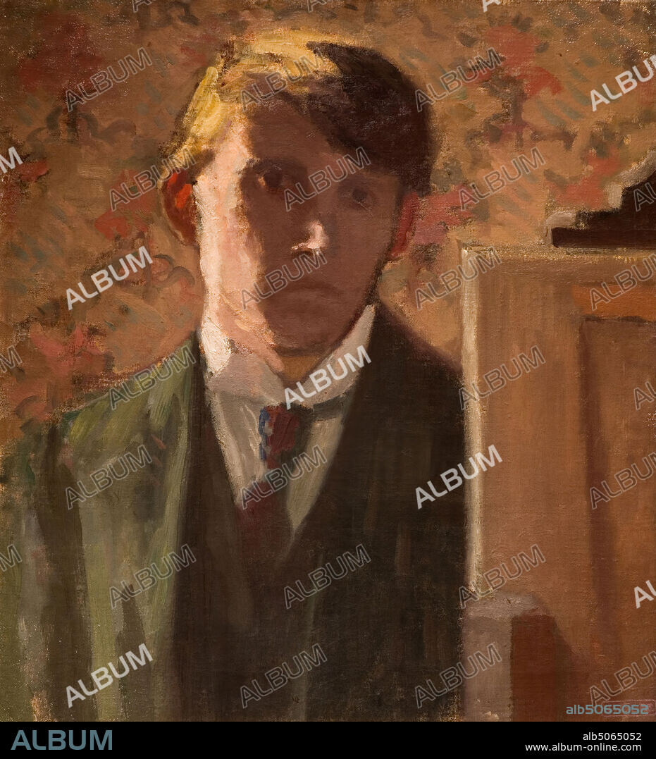 Portrait of the Artist, 1906 By Spencer Frederick Gore (d. 1914), Self-Portrait, Art Movement, Post-Impressionism.