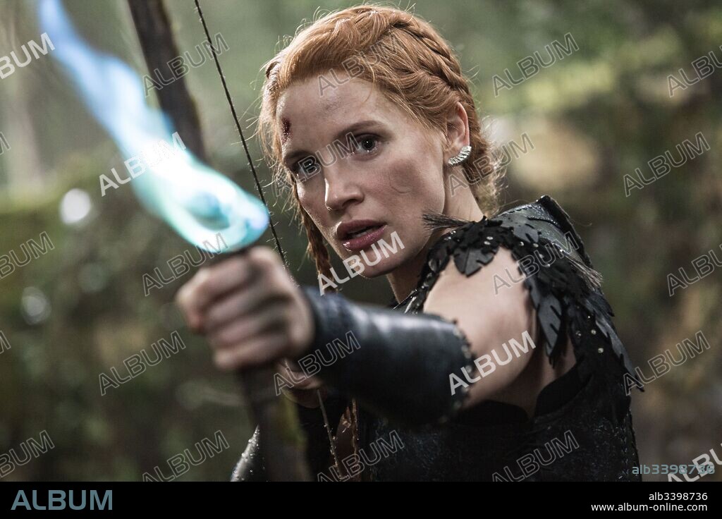 JESSICA CHASTAIN in HUNTSMAN, THE: WINTER'S WAR, 2016, unter der Regie von CEDRIC NICOLAS-TROYAN. Copyright ROTH FILMS/UNIVERSAL PICTURES.