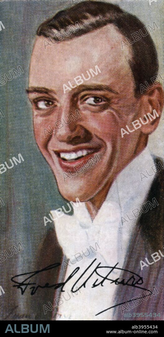 Fred Astaire, (1899-1987), American film and Broadway stage dancer, actor, 20th century. Born Frederick Austerlitz in Omaha, Nebraska, he became an American film and Broadway stage dancer, choreographer, singer and actor. He is particularly associated with Ginger Rogers, with whom he made ten films.